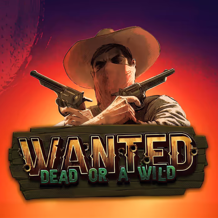 Wanted Dead or Alive slot game with western outlaw theme and money cart bonus